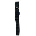 Fényvisszaverős nyakörv 20mmx40-55cm /fekete