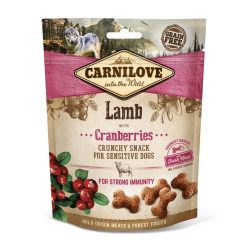   Carnilove Dog Crunchy Snack Lamb & Cranberries- Bárány Hússal és Vörös Áfonyával 200g