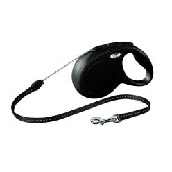   Flexi New Classic zsinóros automata póráz S 8m 12kg-ig fekete